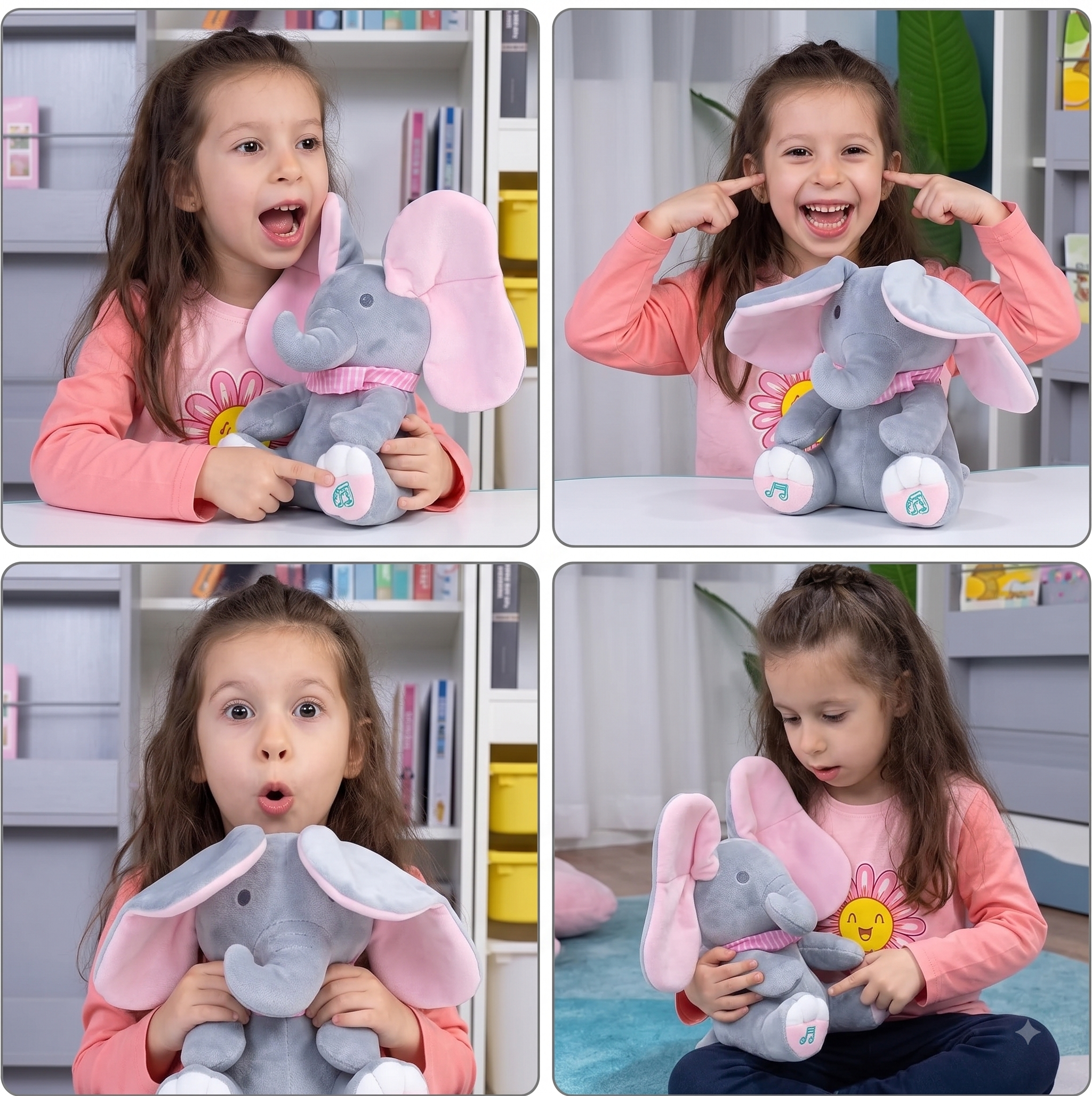 Peek a Boo Elephant Toy