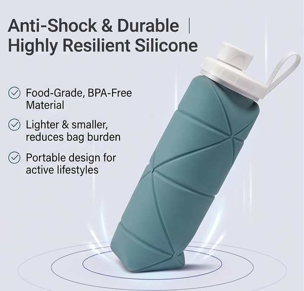 Silicone Collapsible Water Bottle