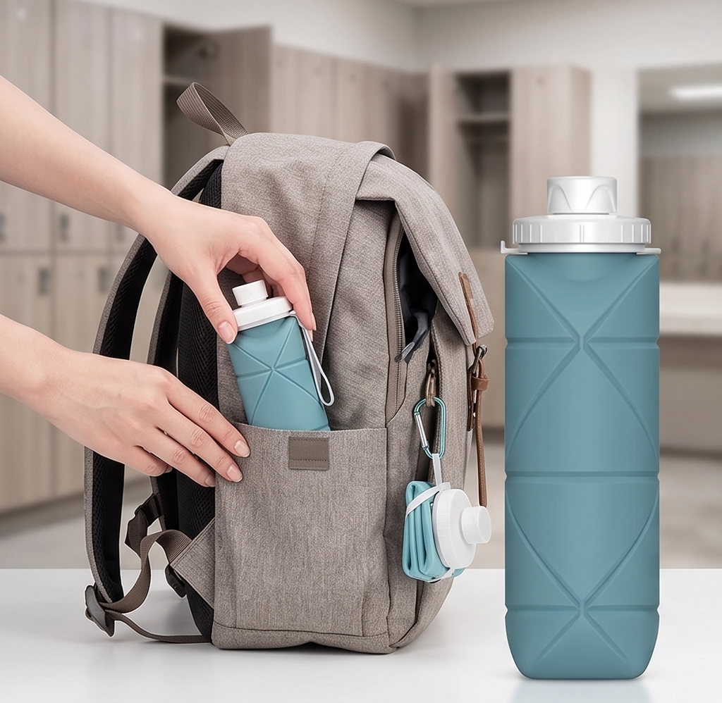 Silicone Collapsible Water Bottle